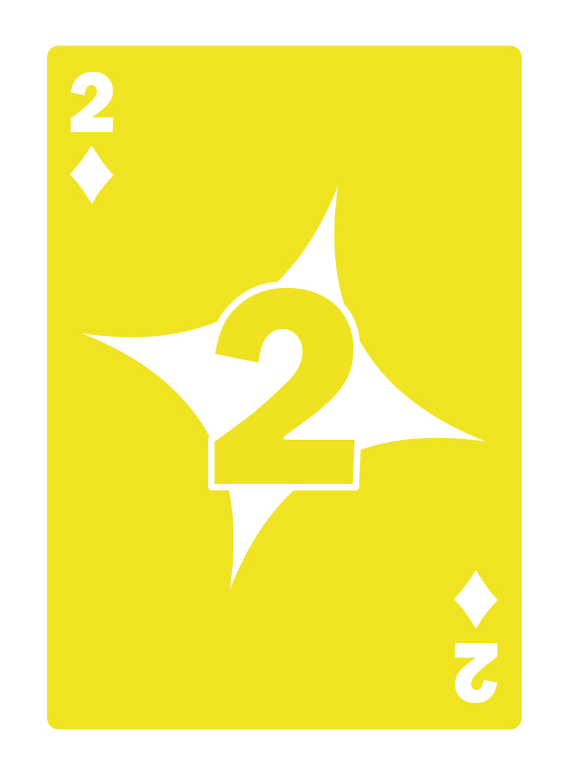 UNO 2 Diamonds — Yellow